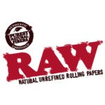 RAW - Natural Unrefined Rolling papers Logo | Naked Cannabis Canada