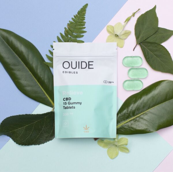 Ouide Edibles – Relieve – CBD gummies 300mg | Naked Cannabis Canada