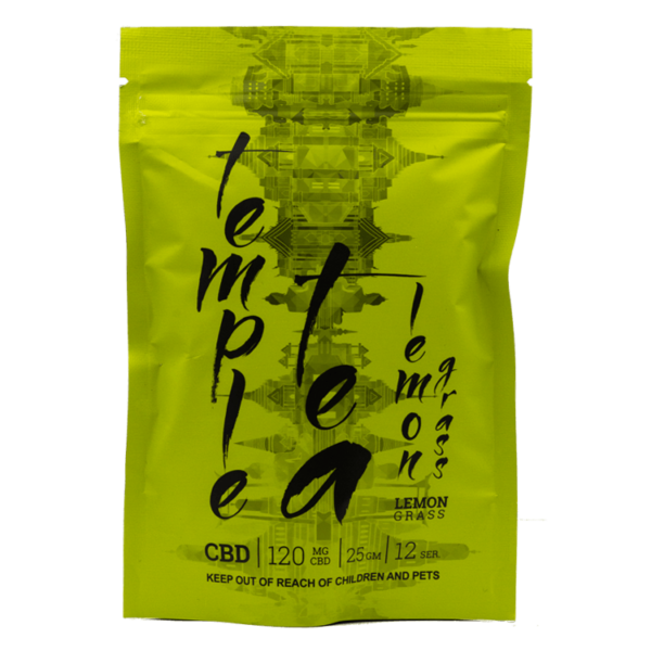 Temple Tea – Lemongrass CBD Tea – 120mg | Naked Cannabis Canada