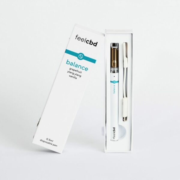 FeelCBD – Balance – Dispsable CBD Vape Pen 0.5ml | Naked Cannabis Canada