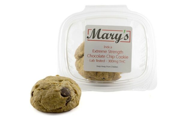 Mary’s Medibles – Extreme Strength Chocolate Chip Cookie – 300mg THC (Indica) | Naked Cannabis Canada