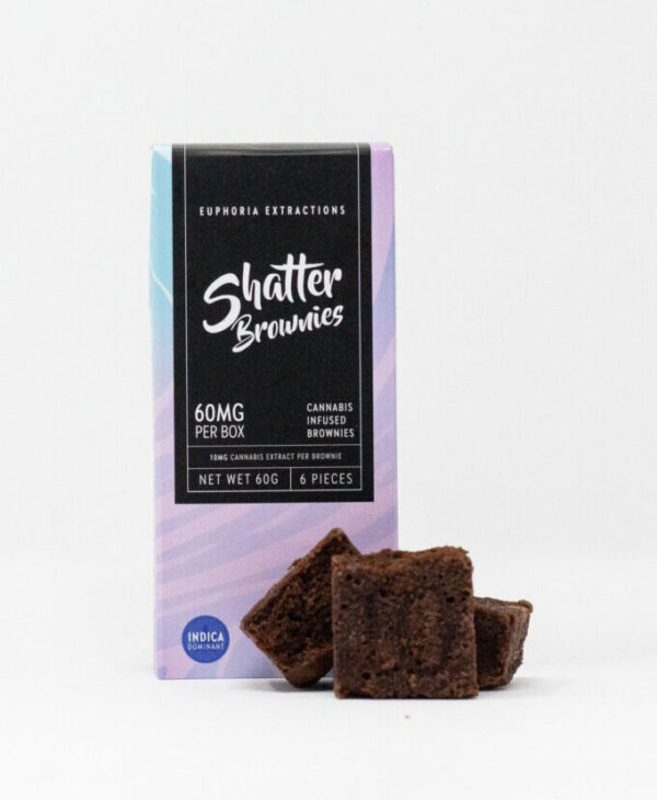 Euphoria Extractions – Shatter Brownies (Indica) | Naked Cannabis Canada