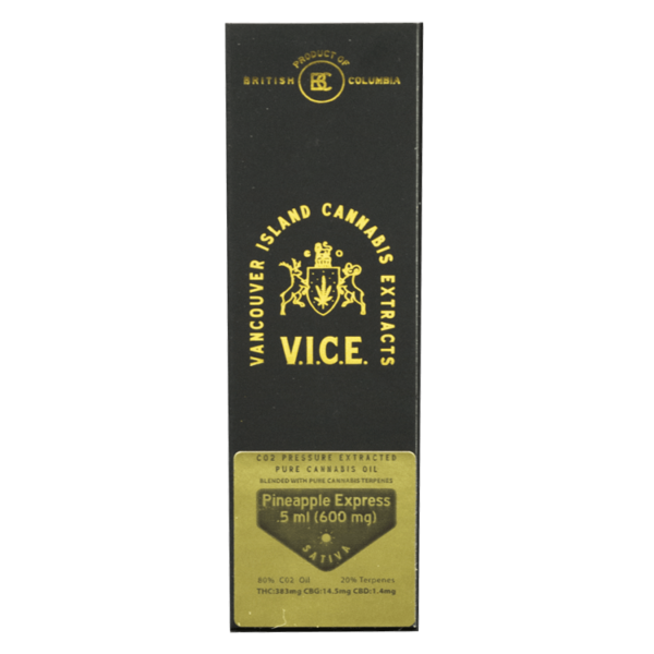Vice – CO2 Oil Refill Cartridges – Pineapple Express 0.5ml | Naked Cannabis Canada