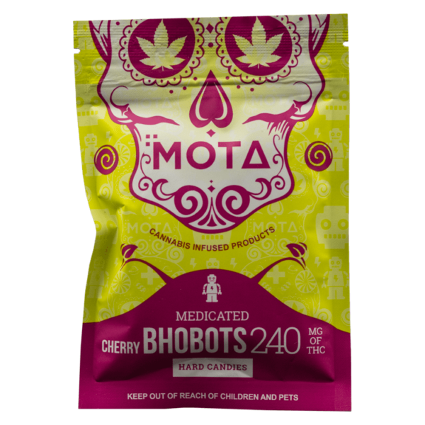 MOTA Edibles – BHO Bots – Cherry – 240mg THC | Naked Cannabis Canada