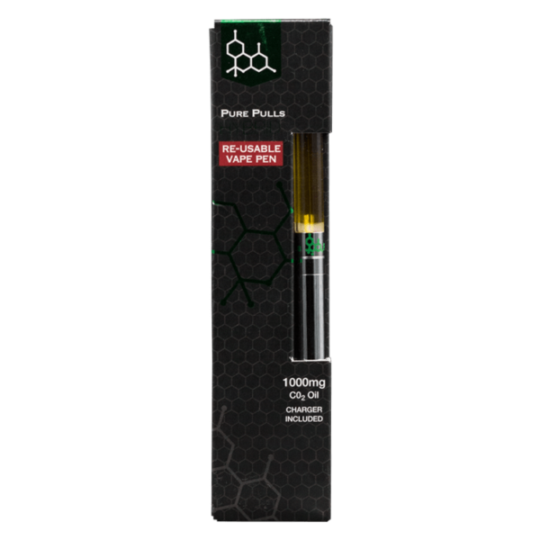 Pure Pulls – CO2 Oil Reusable Vape Pen – Sativa 1ml | Naked Cannabis Canada