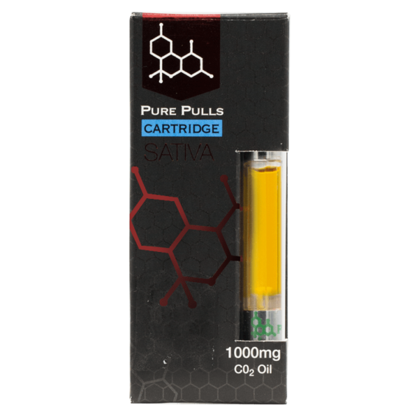 Pure Pulls – CO2 Oil Refill Cart – Sativa 1ml | Naked Cannabis Canada