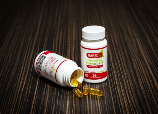 Baked Edibles – THC Extract Capsules 25mg | Naked Cannabis Canada