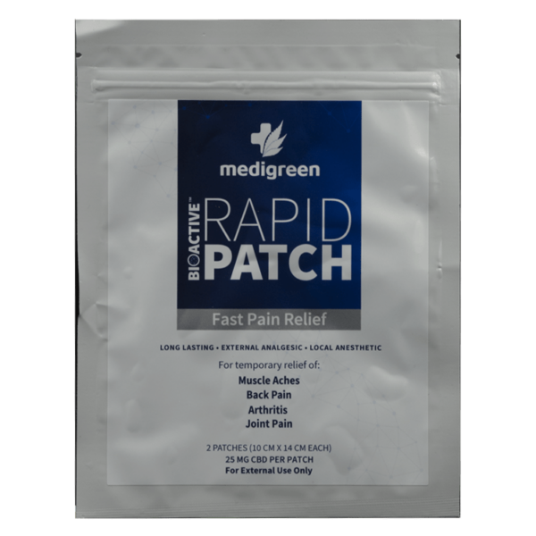 Medigreen Rapid CBD Patch – Fast Pain Relief | Naked Cannabis Canada