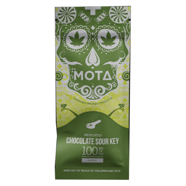 MOTA Edibles – Chocolate Sour Key – 100mg THC | Naked Cannabis Canada