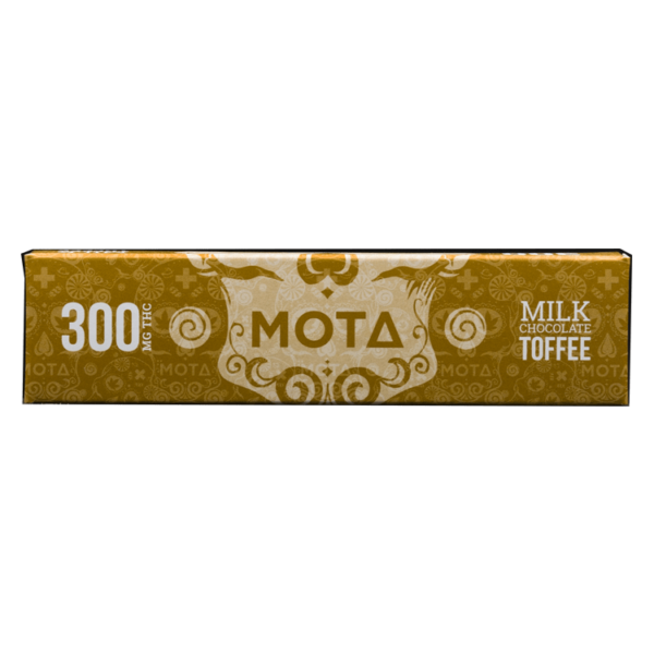 MOTA Edibles – Milk Chocolate Toffee Bar – 300mg THC | Naked Cannabis Canada