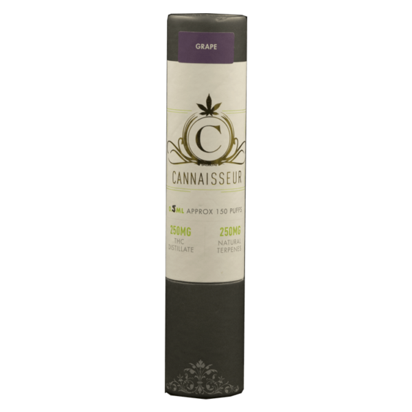 Cannaisseur – Disposable THC Distillate Pen – Grape 0.3ml | Naked Cannabis Canada