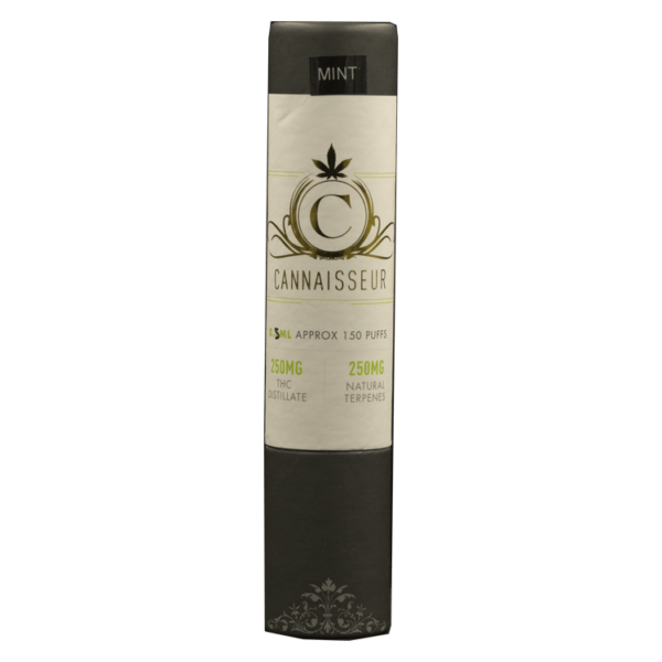 Cannaisseur – Disposable THC Distillate Pen – Mint 0.3ml | Naked Cannabis Canada