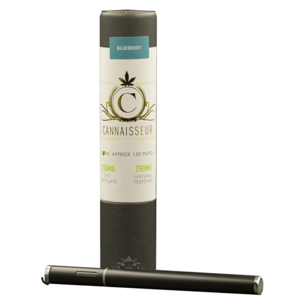 Cannaisseur – Disposable THC Distillate Pen – Blueberry 0.5ml | Naked Cannabis Canada