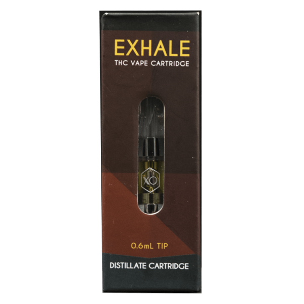 XO Exhale – THC Distillate Refill Cartridge – Banana Kush 0.6ml | Naked Cannabis Canada