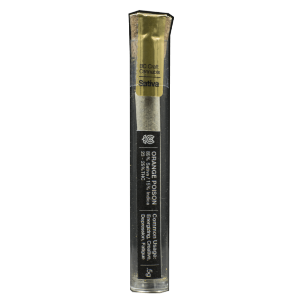 Flowerpwr – Pre-Roll – Orange Poison – 1g or 0.5g | Naked Cannabis Canada