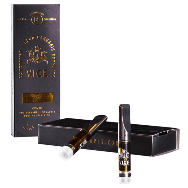 Vice – CO2 Oil Refill Cartridges – BC Kush 0.3ml | Naked Cannabis Canada