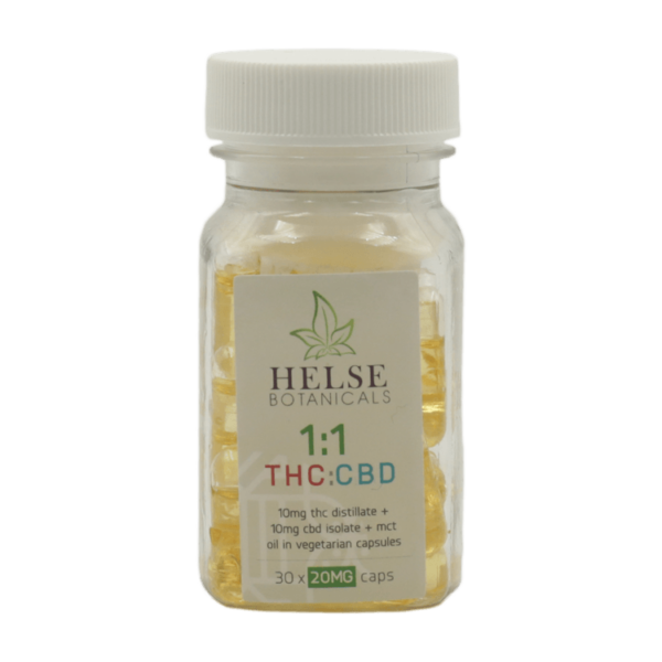 Helse Botanicals – 1:1 THC/CBD Capsules | Naked Cannabis Canada