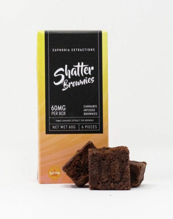 Euphoria Extractions – Shatter Brownies (Sativa) | Naked Cannabis Canada