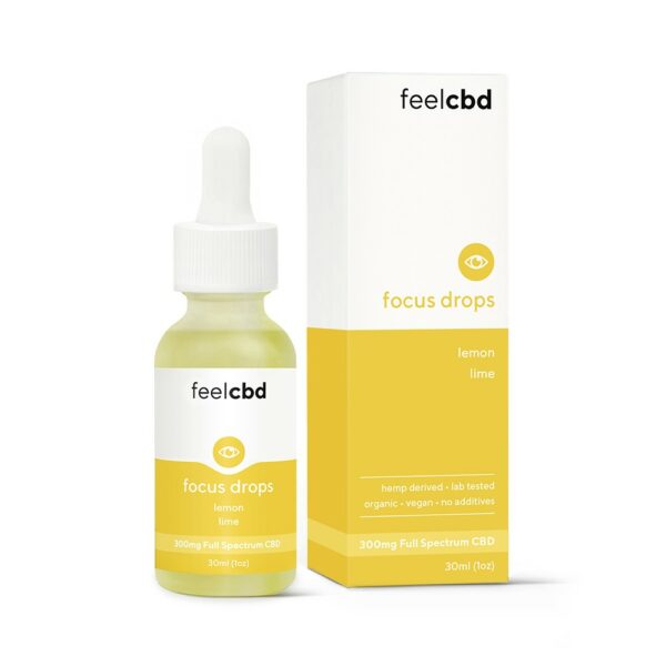 FeelCBD – Focus Drops – CBD Tincture 300mg | Naked Cannabis Canada