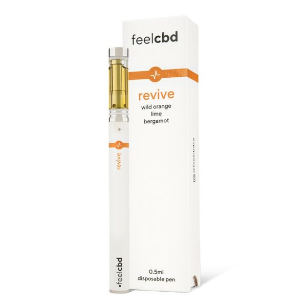 FeelCBD – Revive – Dispsable CBD Vape Pen 0.5ml | Naked Cannabis Canada