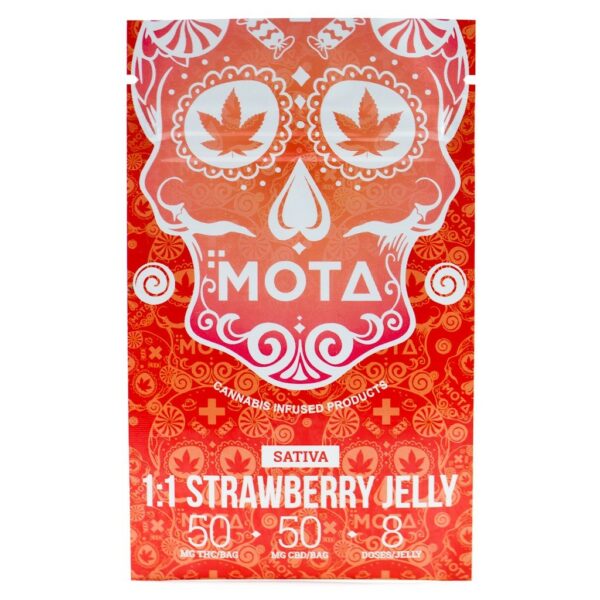 Mota – White Cube CBD – Strawberries & Cream – 180mg CBD | Naked Cannabis Canada