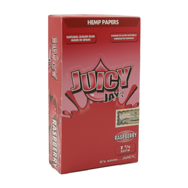 Juicy Jay’s – Hemp Papers (1.25 inch) – Raspberry | Naked Cannabis Canada