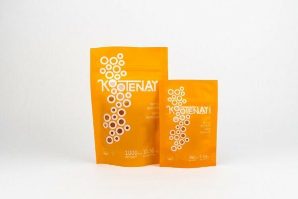 Kootenay Labs – 1:1 Gummies – Tangerine – 1000mg | Naked Cannabis Canada