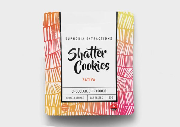 Euphoria Extractions – Chocolate Chip Cookie – Sativa – 100mg THC | Naked Cannabis Canada