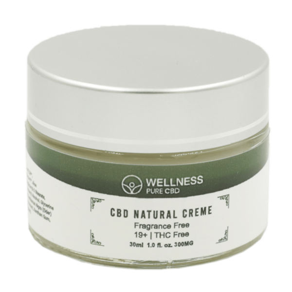 Wellness Pure CBD – Natural Creme – 500mg | Naked Cannabis Canada