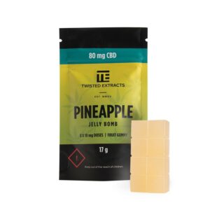 Twisted Extracts – Pineapple Jelly Bombs – CBD | Naked Cannabis Canada