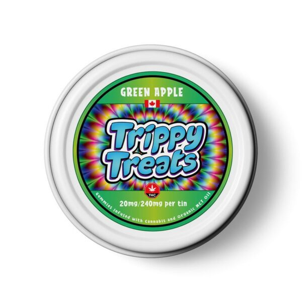 Trippy Treats – Hawaiian Fruit Punch Gummies – 400mg THC | Naked Cannabis Canada