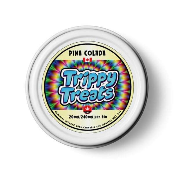 Trippy Treats – Hawaiian Fruit Punch Gummies – 400mg THC | Naked Cannabis Canada