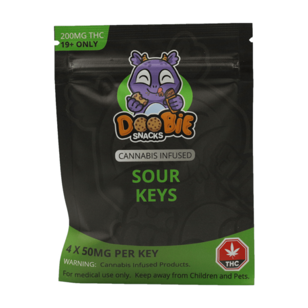 Doobie Snacks – CBD Sour Gummy Bears – 150mg CBD | Naked Cannabis Canada