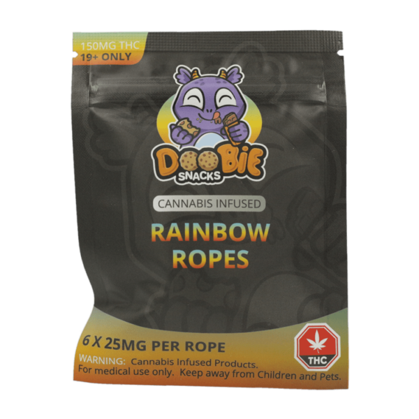 Doobie Snacks – Blue Raspberry – 200mg THC | Naked Cannabis Canada