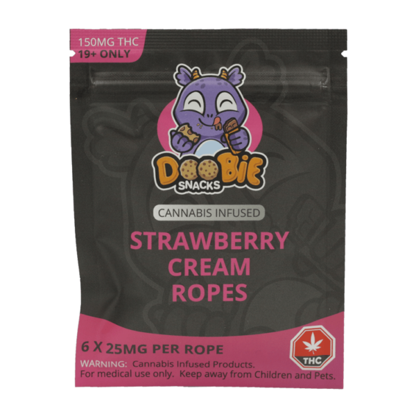 Doobie Snacks – Blue Raspberry – 200mg THC | Naked Cannabis Canada