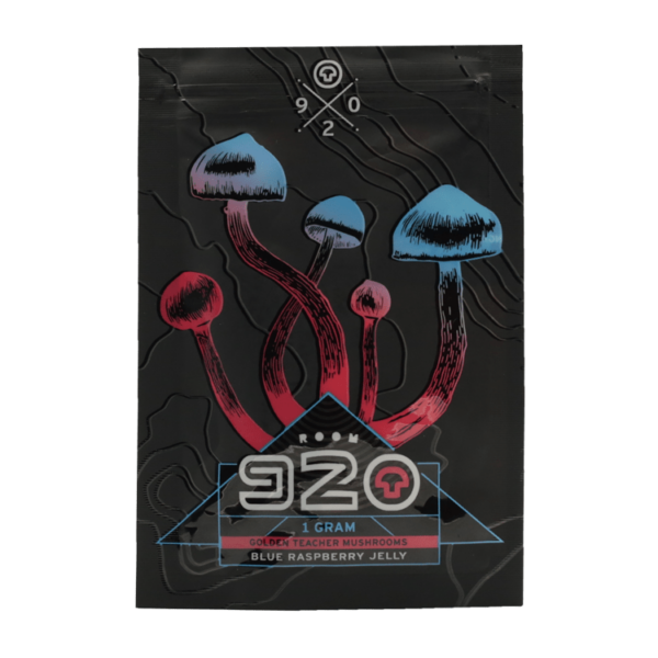 Room 920 – Blue Raspberry Jelly – 1 Gram (Golden Teacher Mushrooms) | Naked Cannabis Canada