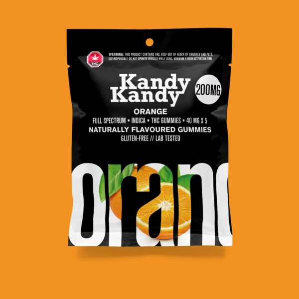 Kandy Kandy – Orange Gummies | Naked Cannabis Canada