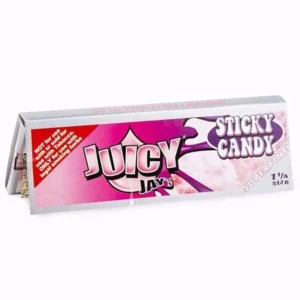 Juicy Jay’s – Superfine Hemp Papers (1.25 Inch) – Sticky Candy | Naked Cannabis Canada