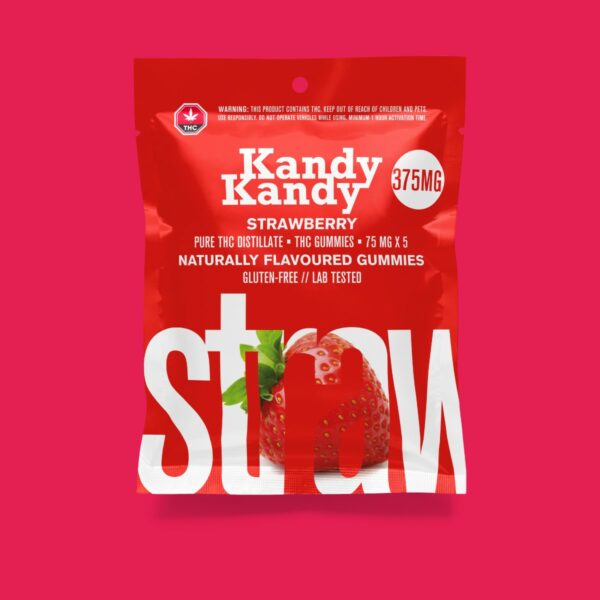 Kandy Kandy – Strawberry Gummies | Naked Cannabis Canada