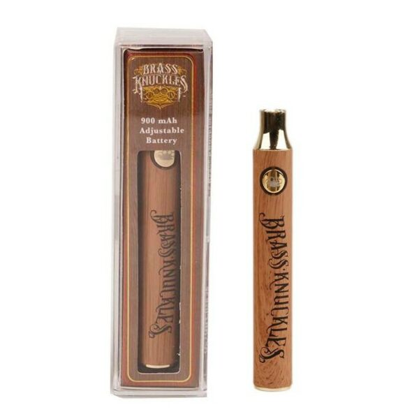 Brass Knuckles – 900mAh Vape Battery (510 thread) | Naked Cannabis Canada