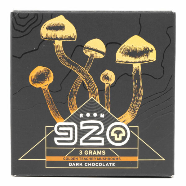 Room 920 – Mushroom Chocolate Bar – Dark Chocolate – 3 Grams | Naked Cannabis Canada