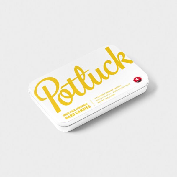 Potluck – Hard Candy – Sour Yuzu Lemonade – 300mg THC | Naked Cannabis Canada