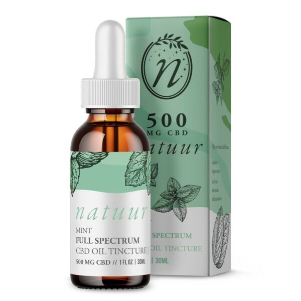 Natuur – Full Spectrum CBD Oil Tincture – Mint | Naked Cannabis Canada