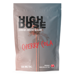 High Dose – cannabis Infused Gummies – Cherry Cola – 500mg/1500mg | Naked Cannabis Canada