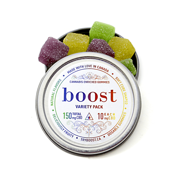 Boost – CBD Variety Pack Gummies – 150mg | Naked Cannabis Canada