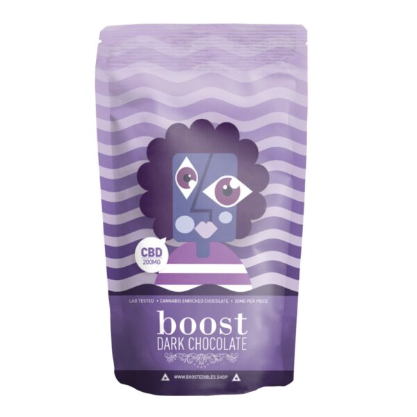 Boost – THC Dark Chocolate Bars – 200mg | Naked Cannabis Canada