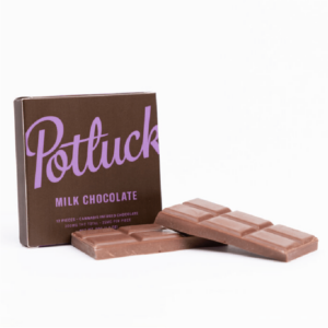 Potluck – Infused Chocolate – Milk Chocolate – 300mg THC | Naked Cannabis Canada