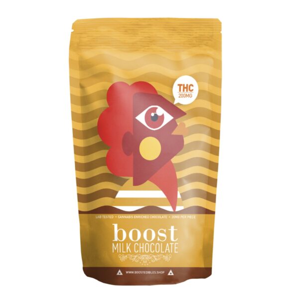 Boost – THC Dark Chocolate Bars – 200mg | Naked Cannabis Canada