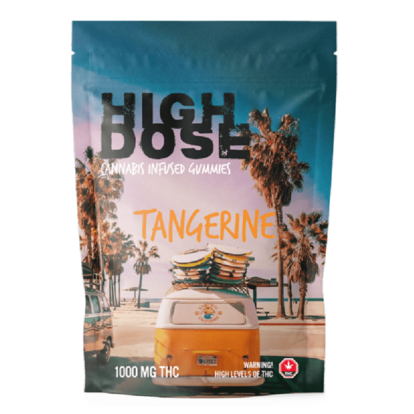 High Dose – cannabis Infused Gummies – Tangerine – 1000mg/1500mg | Naked Cannabis Canada