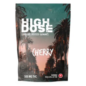 High Dose – cannabis Infused Gummies – Cherry – 500mg/1000mg | Naked Cannabis Canada